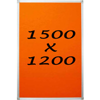 Whiteboards Direct Pin Board Felt Display Notice Pinboard 1500mm x 1200mm