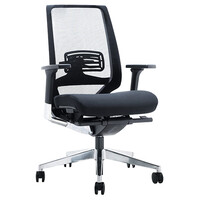 Style Ergonomics Executive Seating Medium Back Chair BIFMA Tested Black EVITA-L