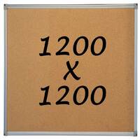 Corkboard Pin Board 1200mm x 1200mm Notice Board Pinnable Whiteboards Direct