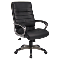 Office Chair High back Adj Seat Height Furniture Seating YS Design Capri Black YS333