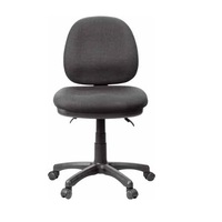 Classic Task Office Chair Fabric Medium Back Black