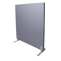 Acoustic Screen 1500mm  x 1800mm Office Divider Partition Noise Reduction Grey Fabric A1518 GR