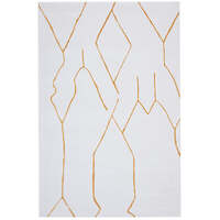 Rug Culture Modern Floor Area Rug Off White PARADISE PDS-IVY-GOLD-230X160