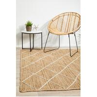 Rug Culture NOOSA 222 Floor Area Carpeted Rug Modern Rectangle Natural & White 320X230CM