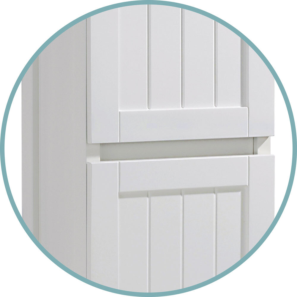 Fienza Hampton Wall Hung Bathroom Tallboy 2 Door 1400mm TB140