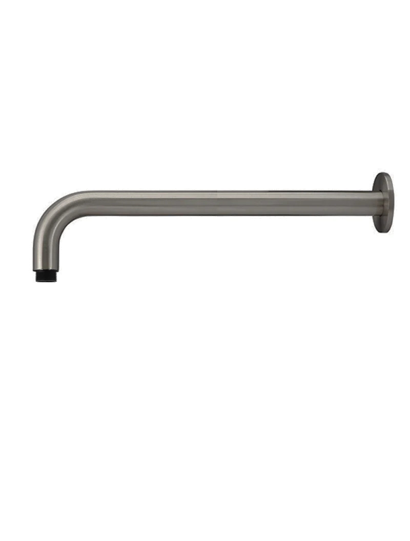 Meir Round Curved 400mm Wall Shower Arm Shadow MA09-400-PVDGM