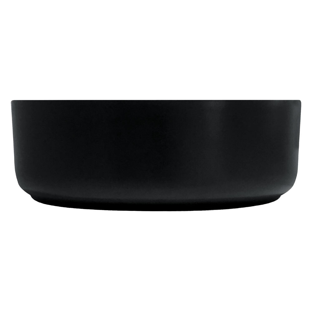 Fienza Reba Above Counter Basin Matte Black No Tap Hole 360mm x 360mm ...