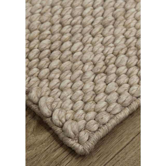 Bayliss Rugs Viscose Wool Rug 200cm x 300cm Floor Area Carpet Drake Linen Beige