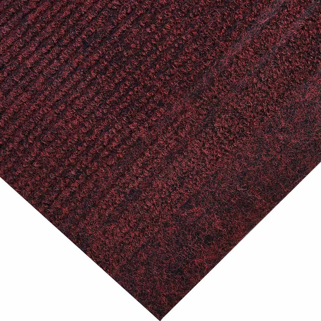Hallway Runner Mat Rubber Backed 67cm Wide Hall Carpet Essence Red