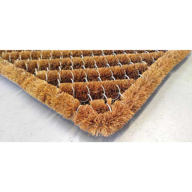 Bayliss Rugs Door Mat 40cm x 60cm Coir and Galvanised Wire Dirt Trapper