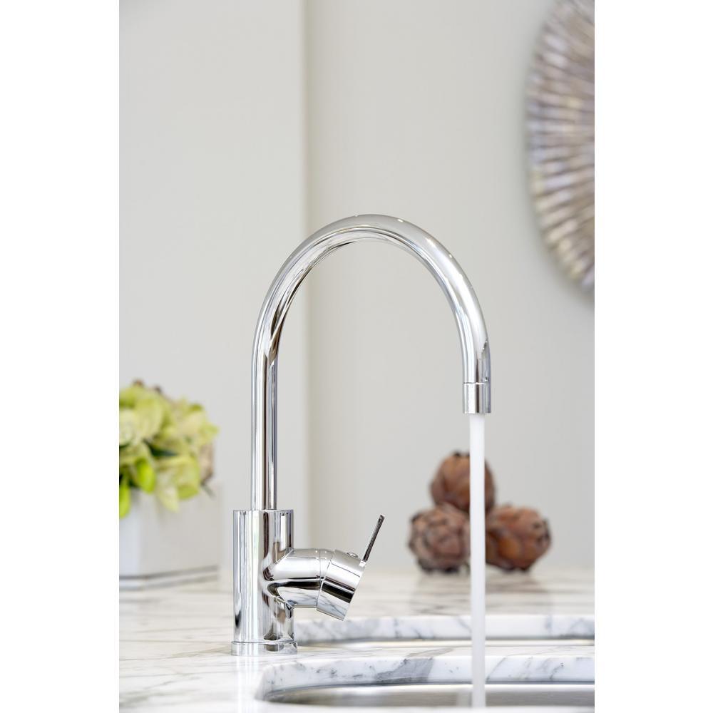 Phoenix Tapware 160mm Gooseneck Sink Mixer Kitchen Tap Chrome Lexi