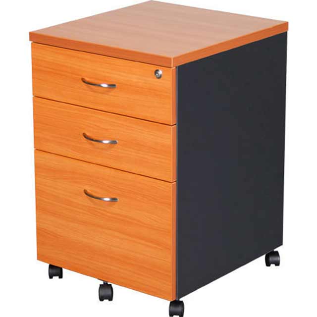 Swan Street Mobile Pedestal with Key lock 2P 1F Office Under