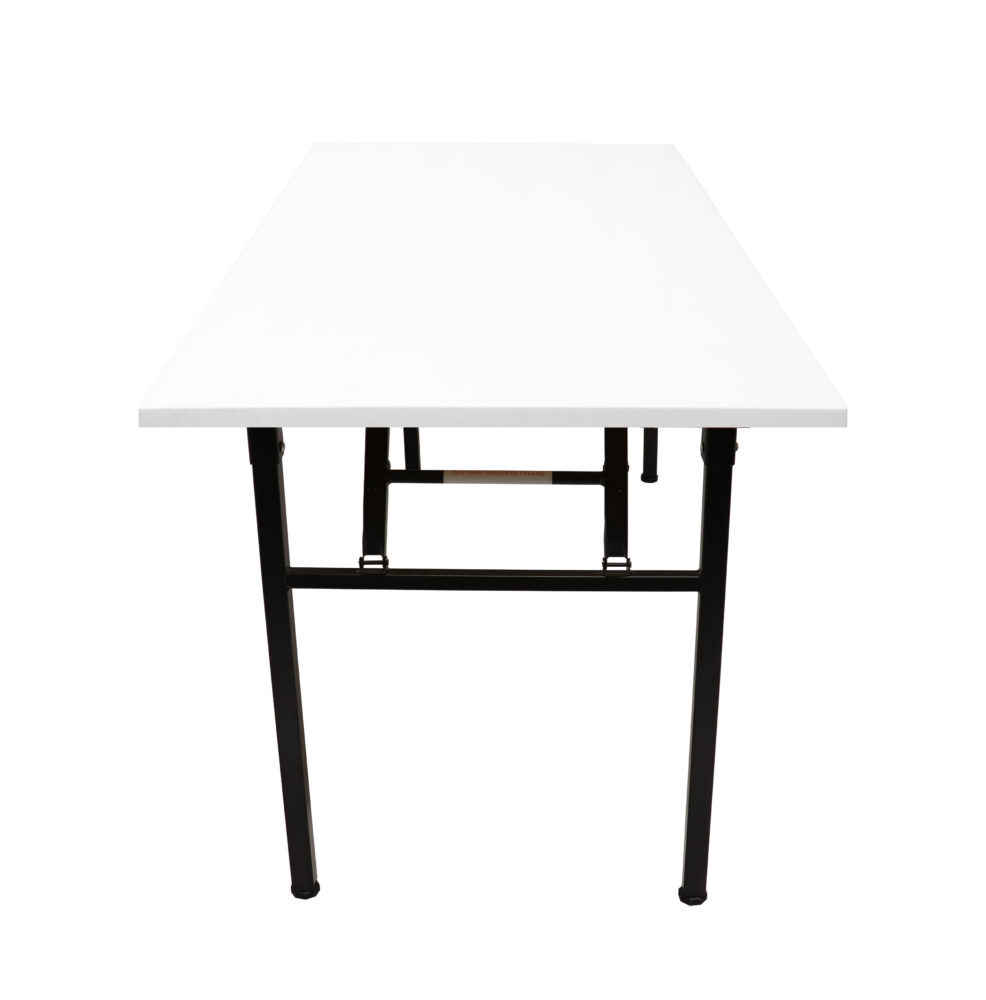Steel Frame Folding Computer Table Office Desk White 1800 W x 750 D FFT1875