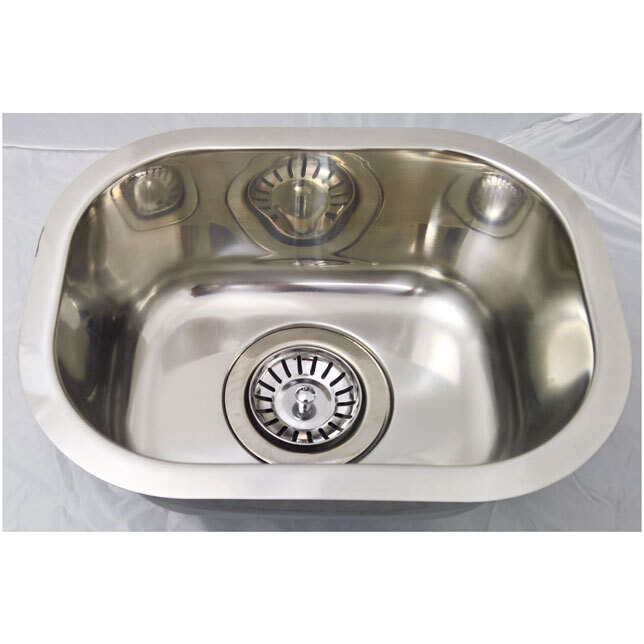 CM2 10L Small Bar Sink Undermount Counter Top Single Bowl 315mm x 240mm x 115mm