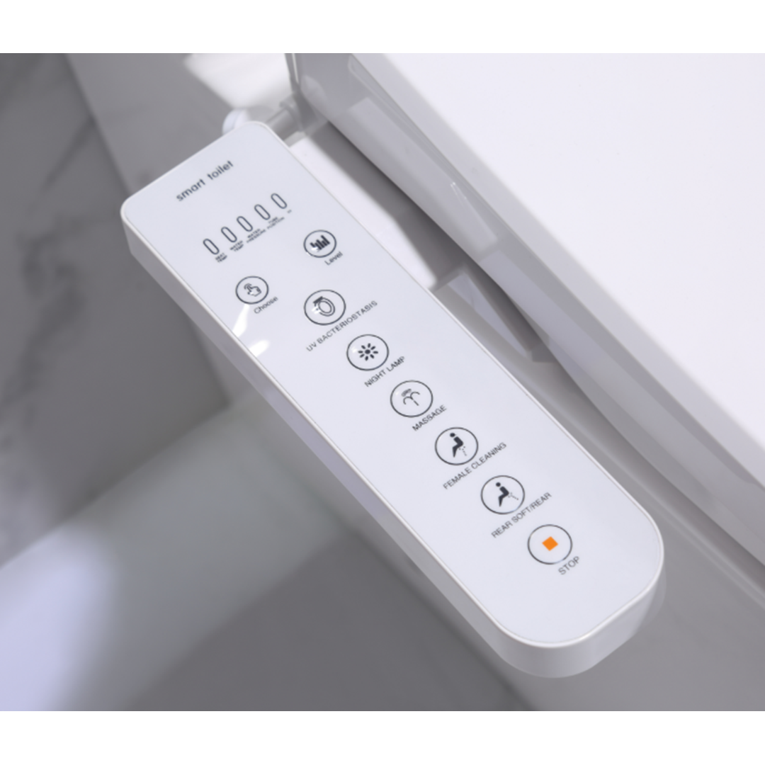 Lafeme Medina Electric Luxury Smart Toilet Bidet Seat White BS45Medina