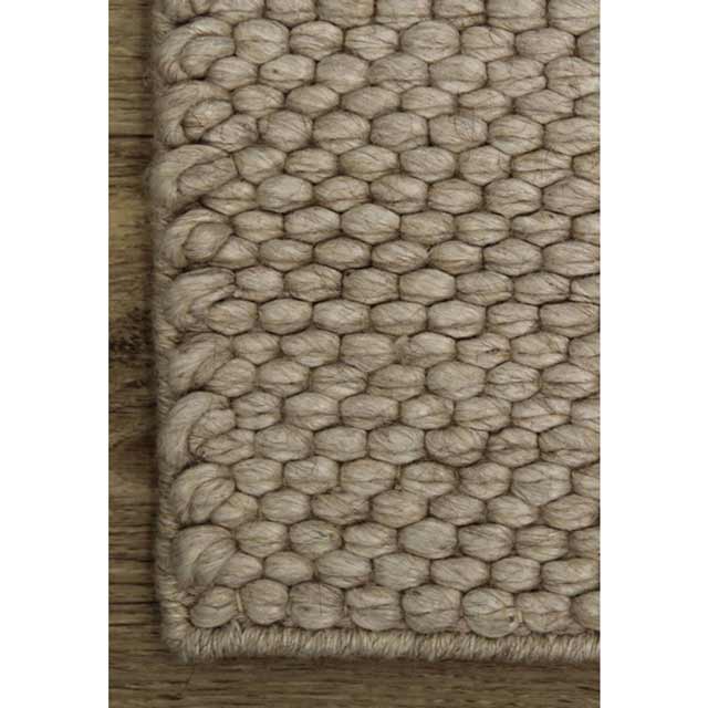 Bayliss Rugs Viscose Wool Rug 200cm x 300cm Floor Area Carpet Drake Linen Beige