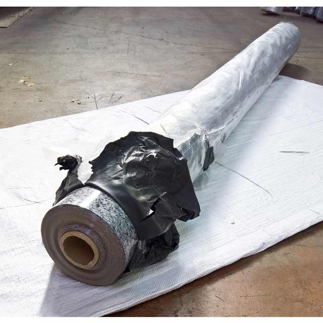 Builders Vinyl Floor Covering Full Roll 182xcm Wide (50m2) Grey Temporary