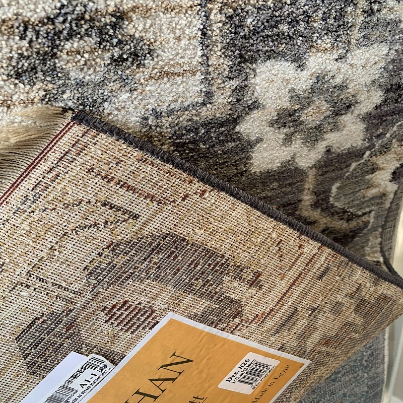 Heat Set Rugs Isf 826 rug Traditional Floor Rugs Heat Set Poly 160cm x 230cm Grey