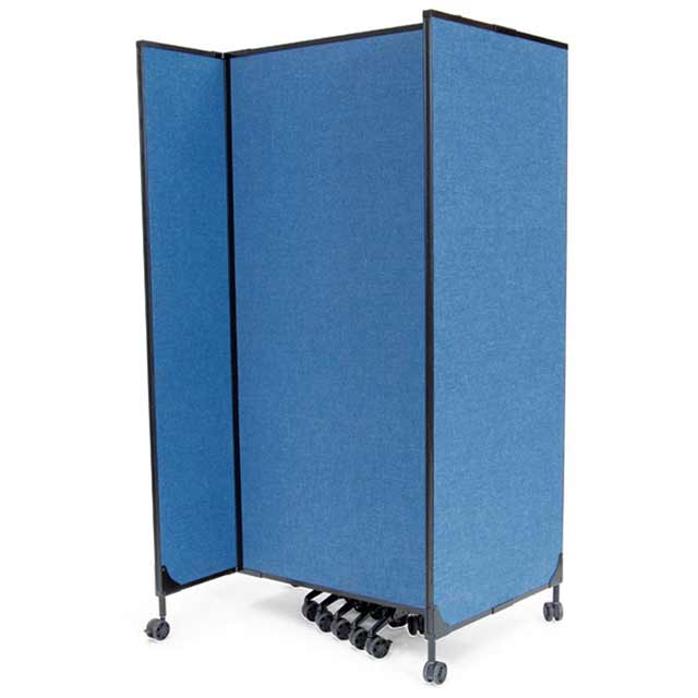 Sylex Modular Room Divider 1820mm Wide Great Divider Starter Kit Blue