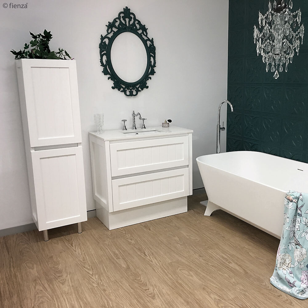 Fienza Hampton Wall Hung Bathroom Tallboy 2 Door 1400mm TB140