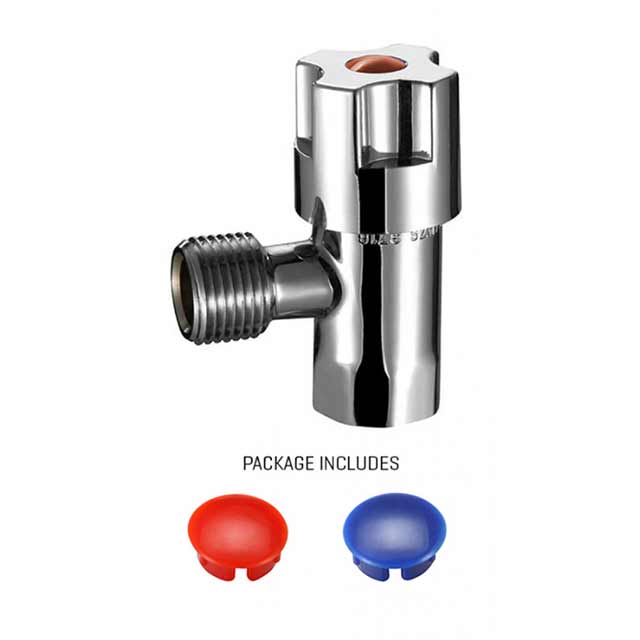 Toilet Cistern Stops Quarter Turn Tap Set Right Angle Brass Taps 70mm ...