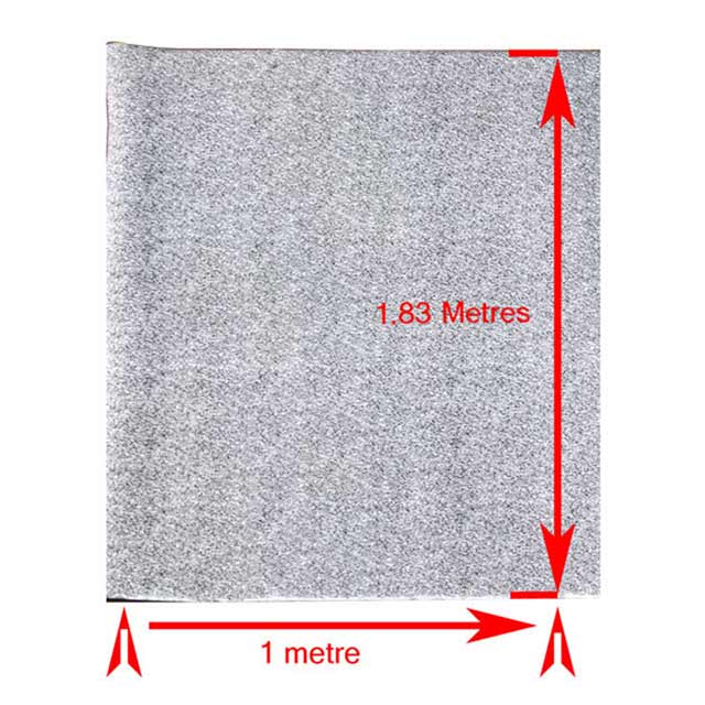 Builders Sheds Floor Covering VINYL Sheet Flooring 1.82m wide Grey Fleck Temporary