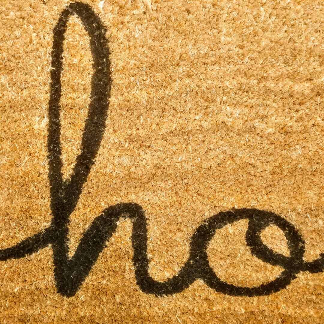 Home Coir Door Mat 80cm x 50cm Front Outdoor Doormats