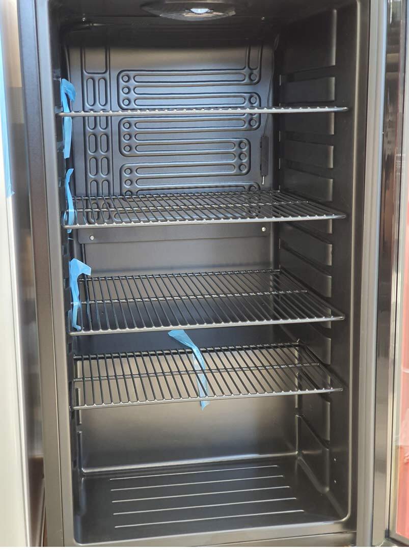 Heller 98L Black Beverage Cooler Refrigerator Cafe Wine Bar Fridge HBC98