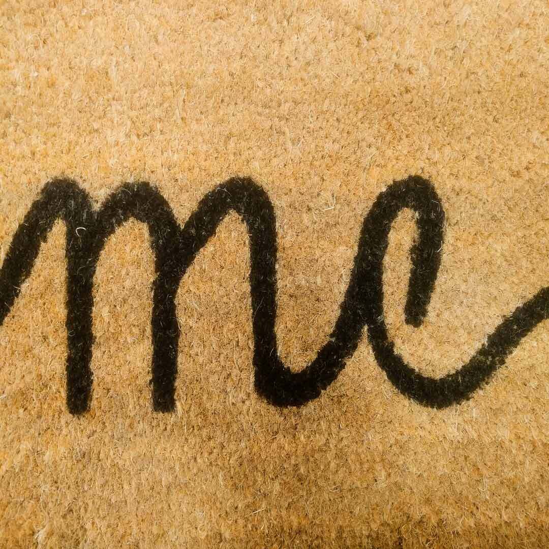 Home Coir Door Mat 80cm x 50cm Front Outdoor Doormats