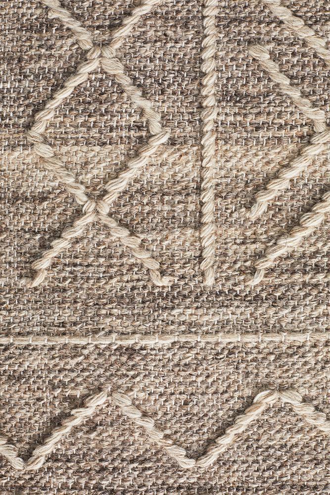 Rug Culture Arya Stitch Woven Floor Area Rugs Natural HUD807NAT320X230cm