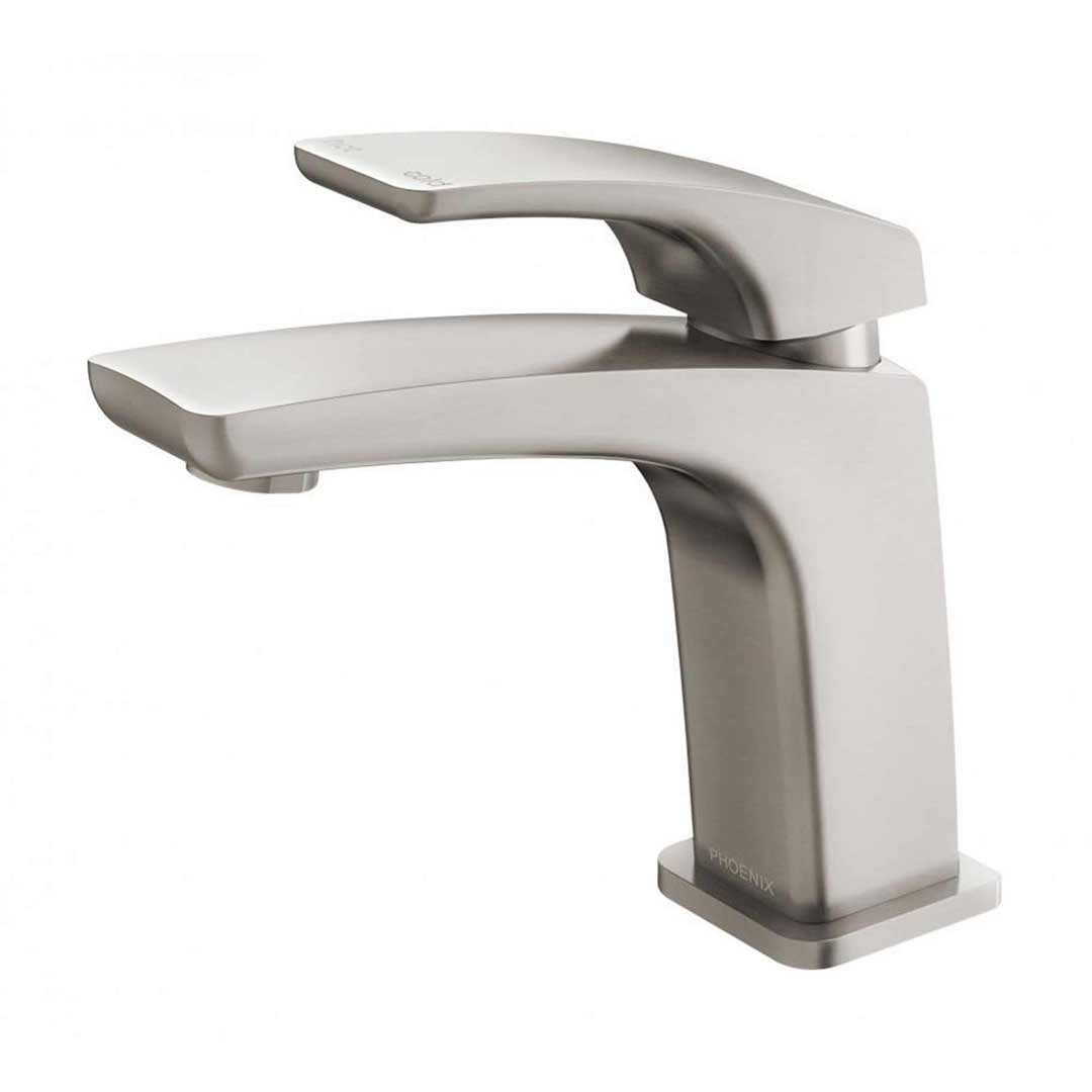 Phoenix Tapware Bathroom Basin Mixer Rush RU77040 Brushed Nickel Tap