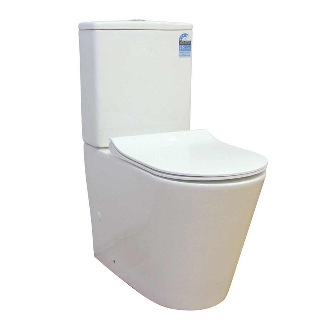 Best BM Toilet Suite Rimless Compact Wall Face T2125A-R