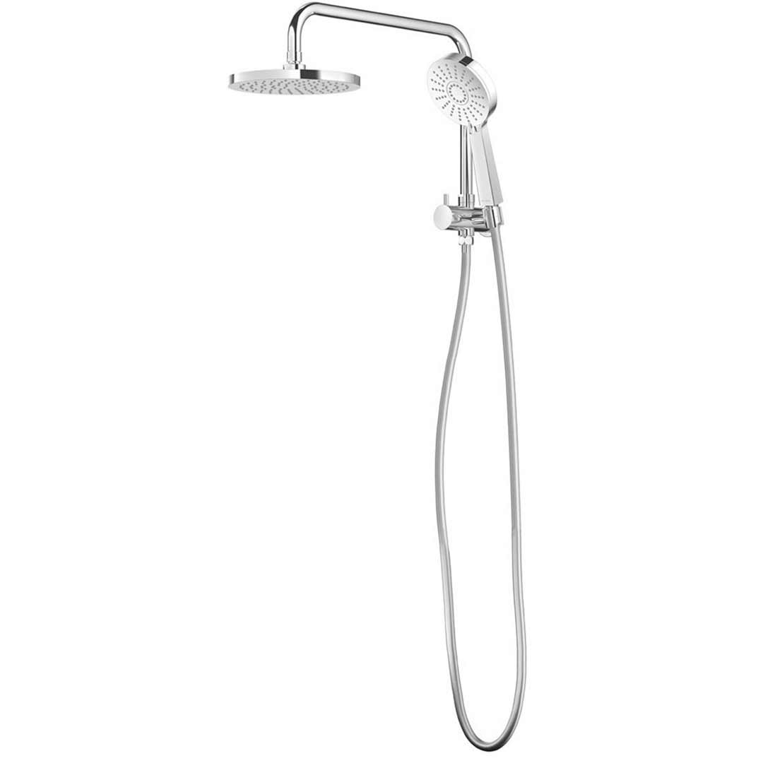 New Methven Krome Short Twin Bathroom Shower Head System Chrome 17