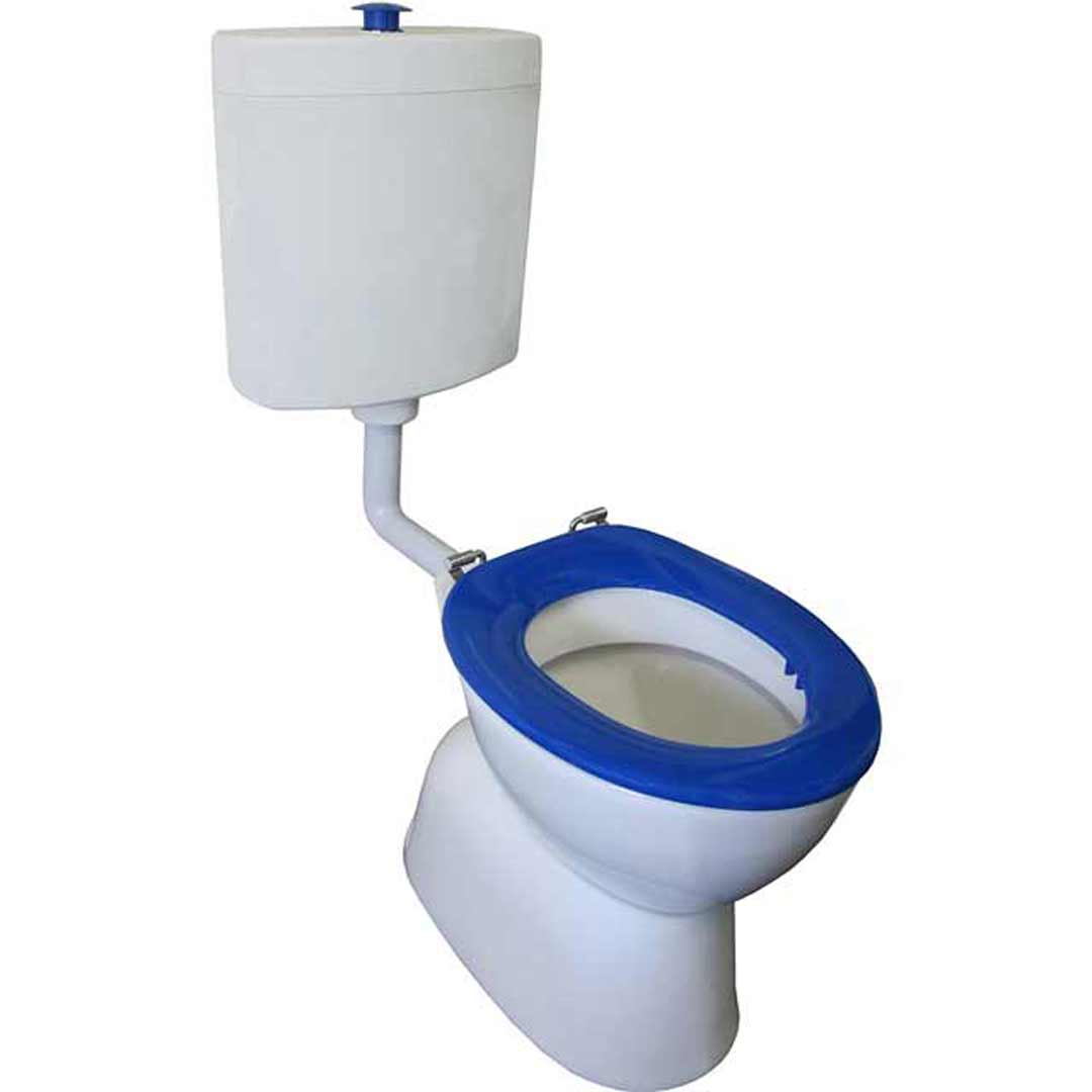 Johnson Suisse Special Needs Toilet Suite S Trap Includes Back Rest