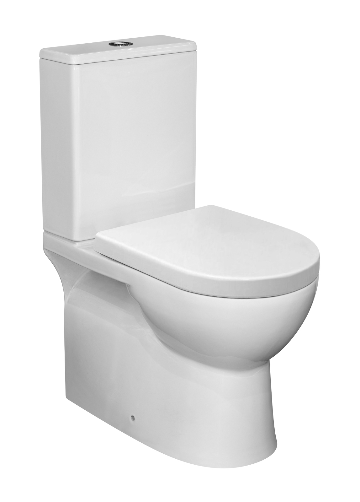 ECT Global Toilet Suite Wall Faced S& PTrap Rimless Dual Flash BiancoII