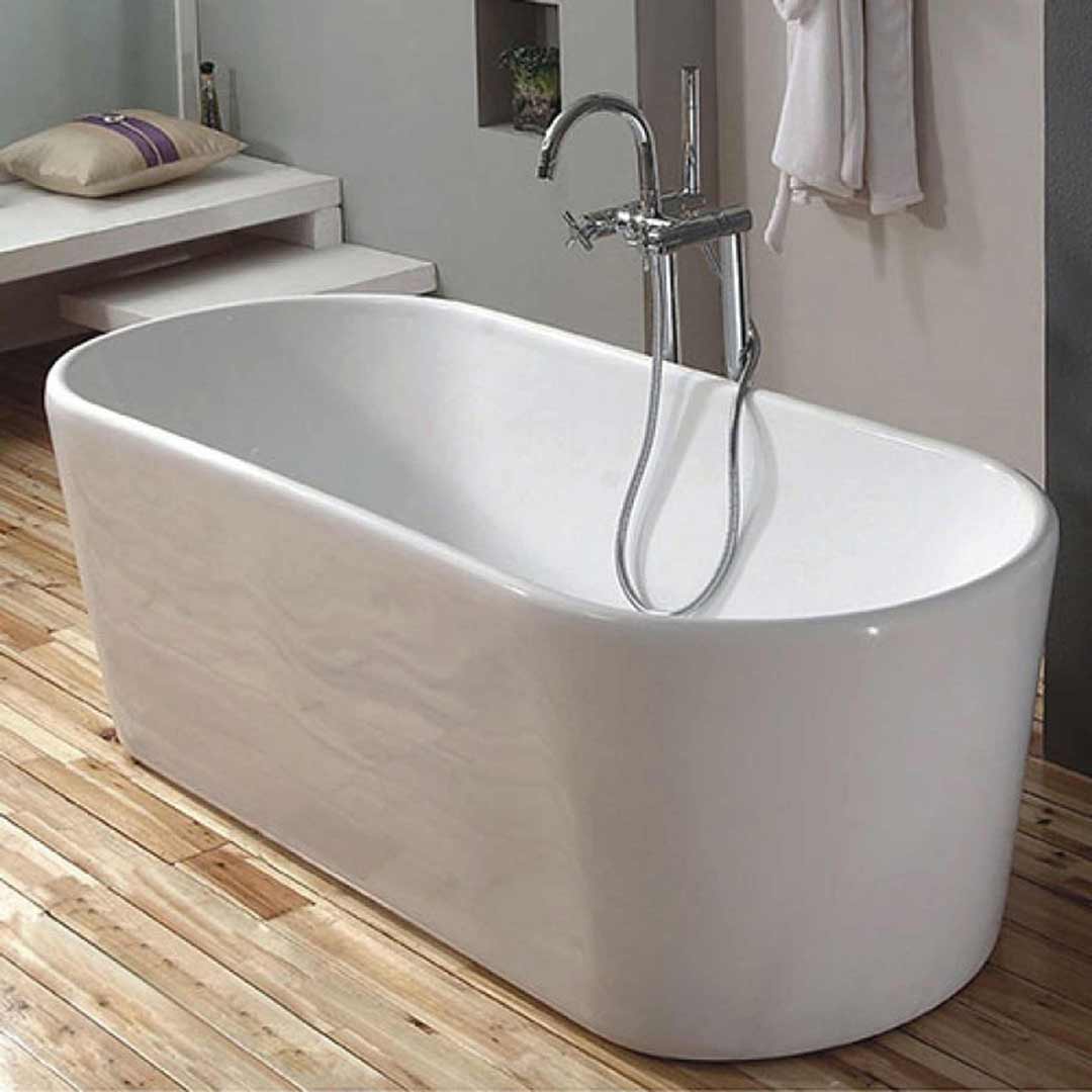 Bathroom Freestanding Bath Tub Sunny Group White OMS-882-1600