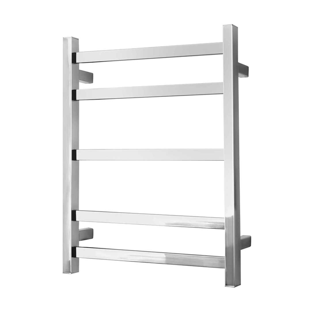 Alexander Heated Towel Rail Rack Square 5 BAR Bathroom Clothes Ladder Warmer Rails Elan 20S ELA-8A01