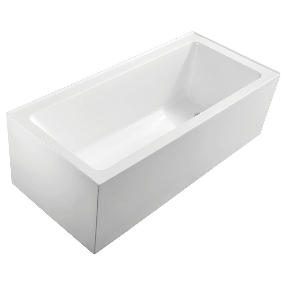 Fienza Sentor 1650 Left Hand Acrylic Corner Bathtub Gloss White Bath Tub FR02-1650L