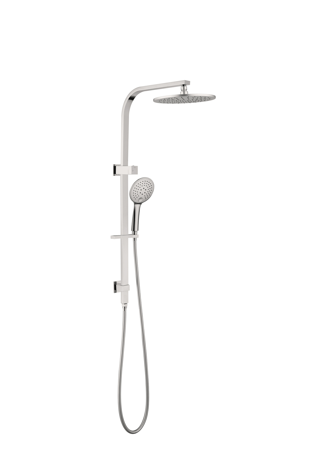 Nero Tapware Bianca Shower Set Brushed Nickel NR250805cBN