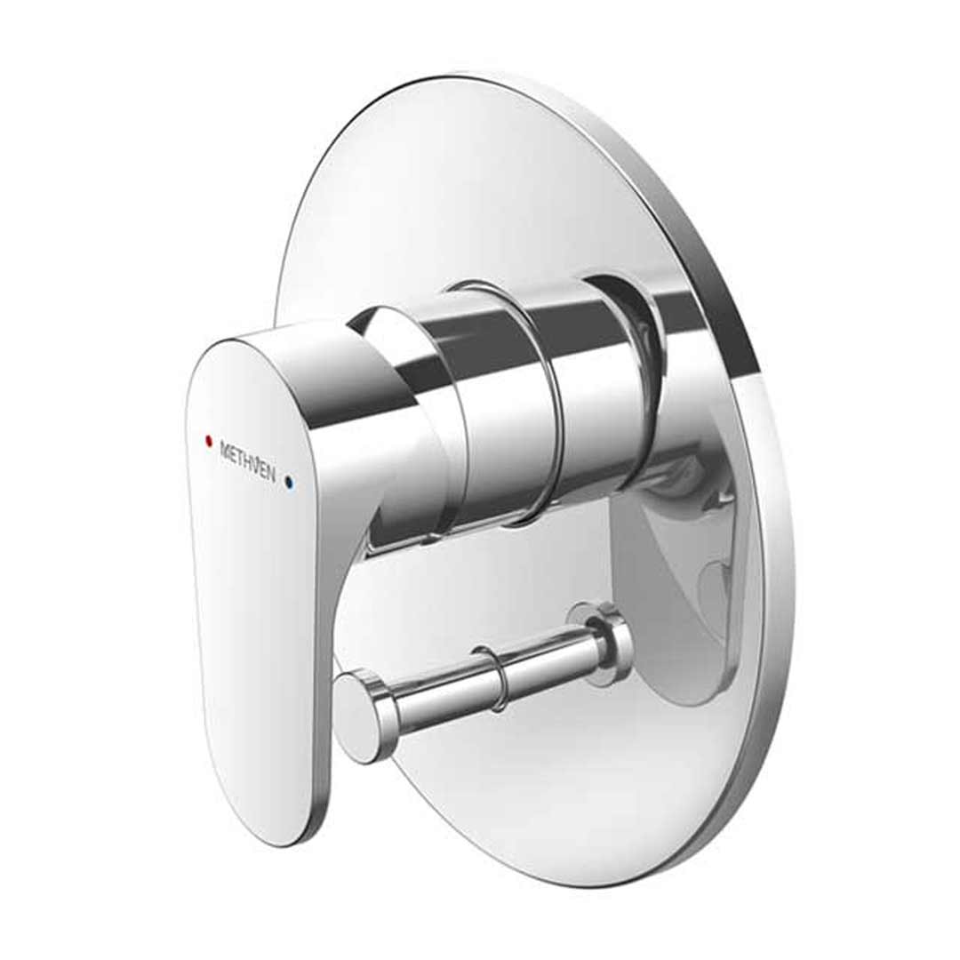 Methven Shower Wall Mixer with Diverter Chrome Bathroom Tap Glide 03-9807M