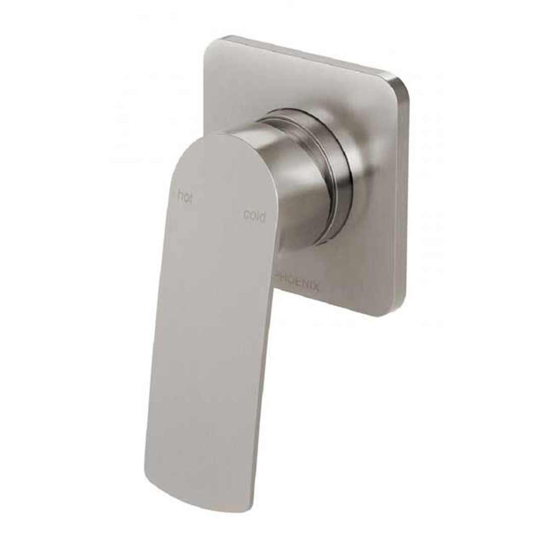 Phoenix Tapware Shower Wall Mixer Tap Brushed Nickel Mekko 115780040