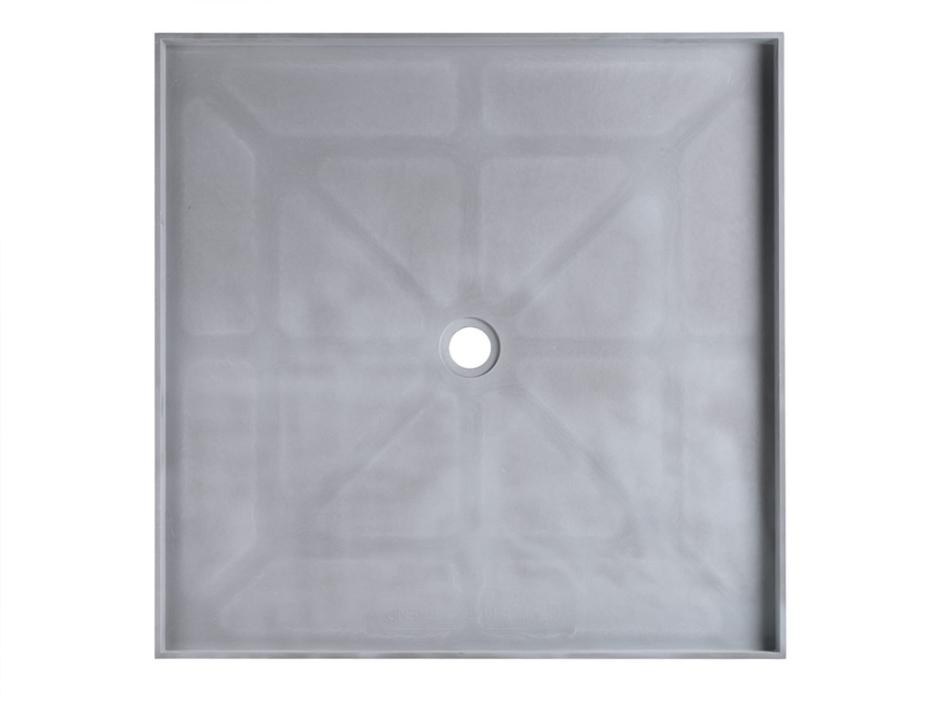 Marbletrend Tile Tray Bathroom Shower Base Square Moulded BMC 990W x 990D x 60H TS48PF.OUTTCHS