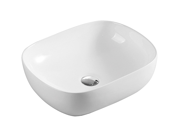 ECT Global Above Counter Basin Ceramic Bathroom Vanity White Romeo WB 2142