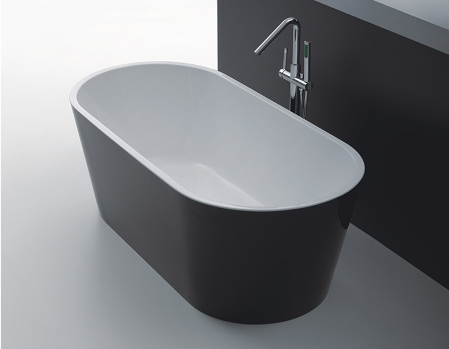 Best Bm Oslo Black Bath Tub Bathroom, What Is The Best Material For A Freestanding Bathtub