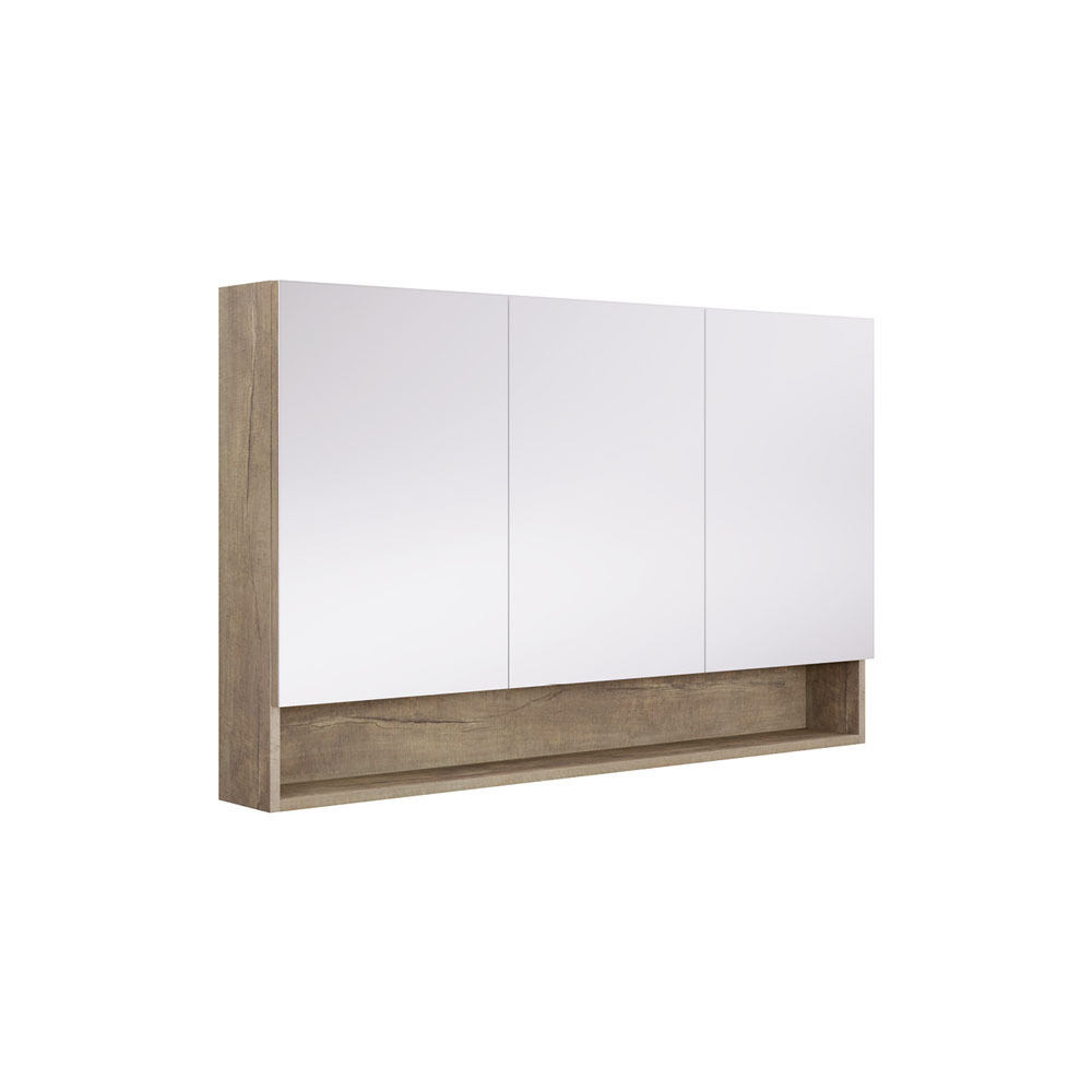 Fienza Aluca 1200 Display Shelf Mirror Cabinet DMC1500