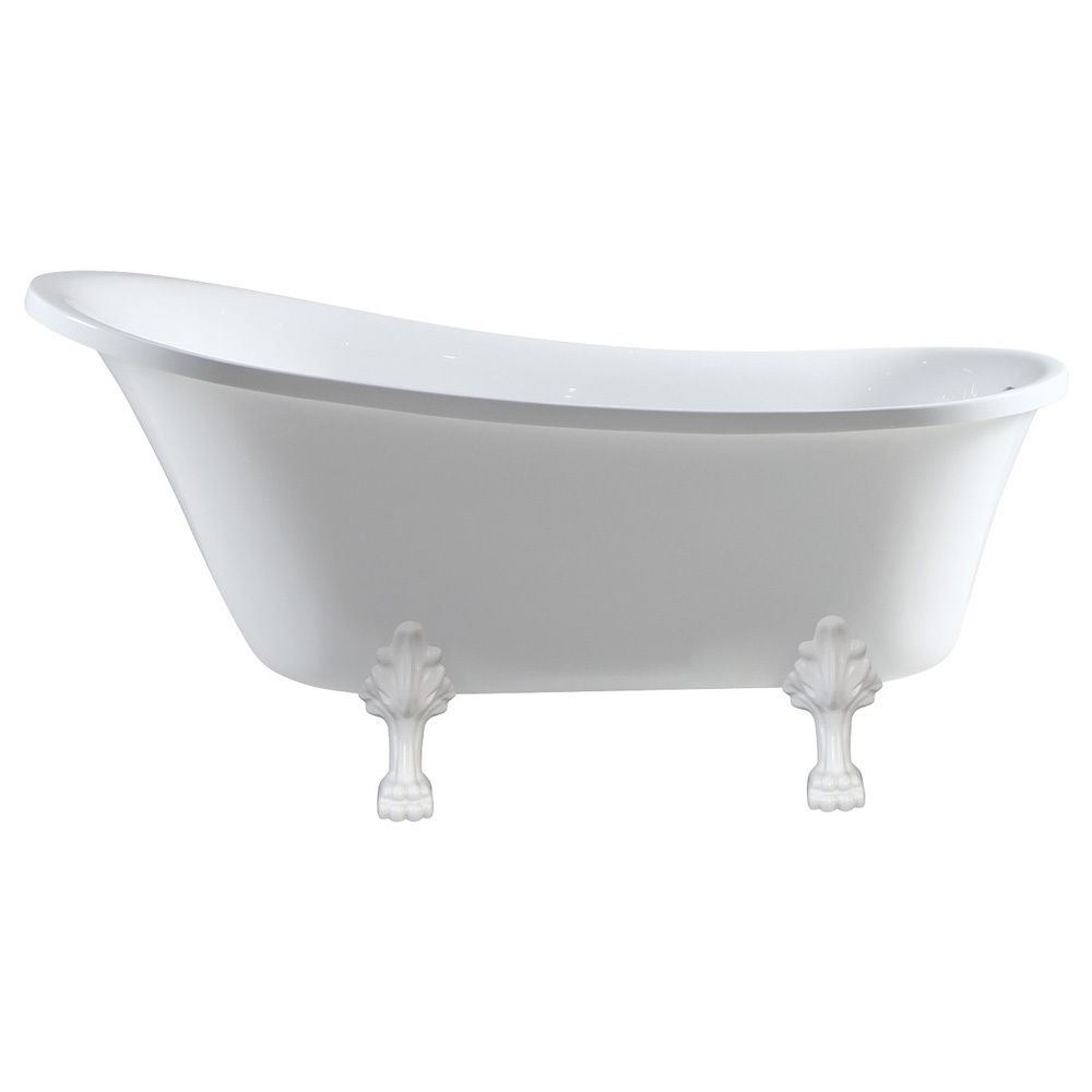 Fienza 1500 Freestanding Acrylic Bath, Claw Bathtub Accessories