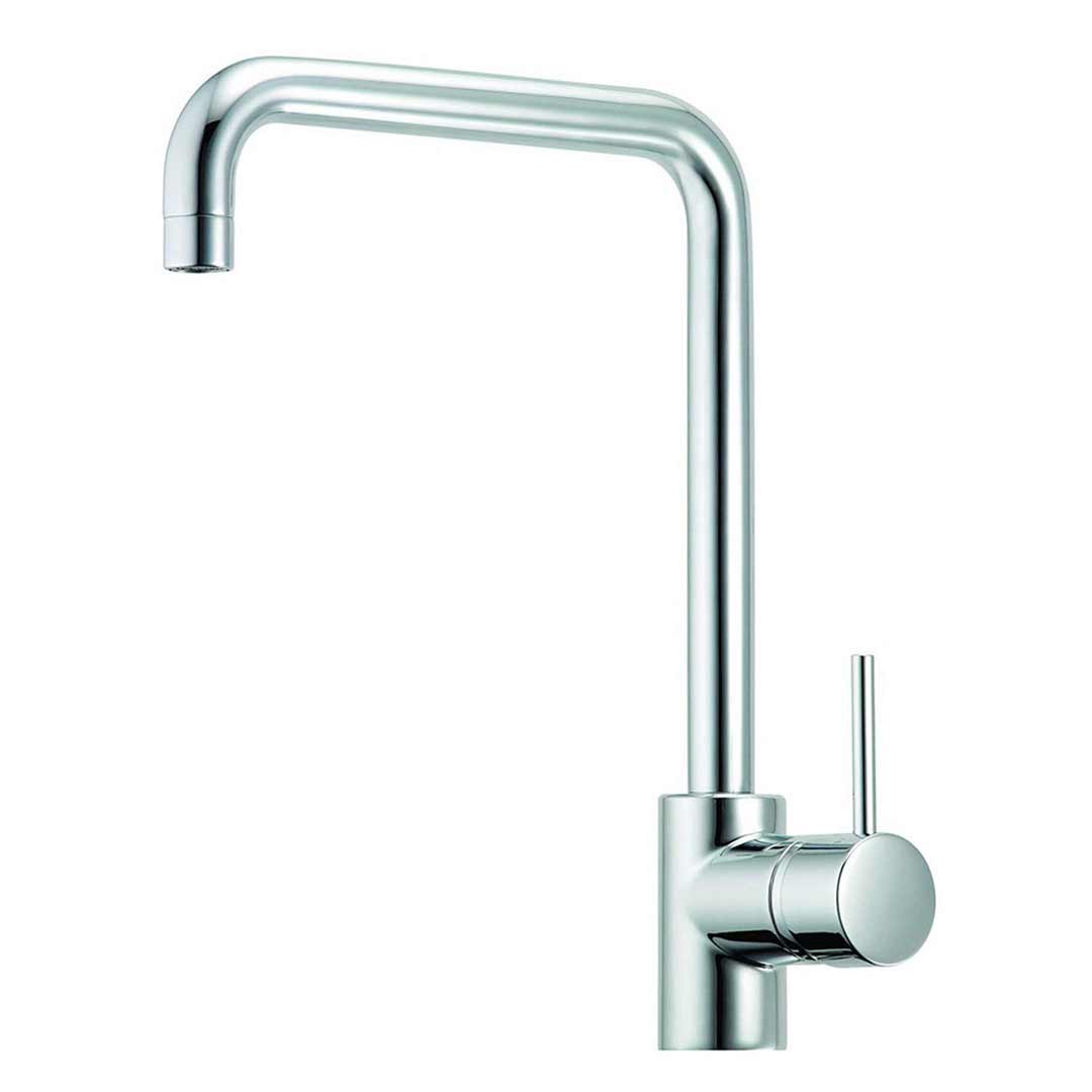Methven Sink Mixer Square Gooseneck Chrome Minimalist 012381