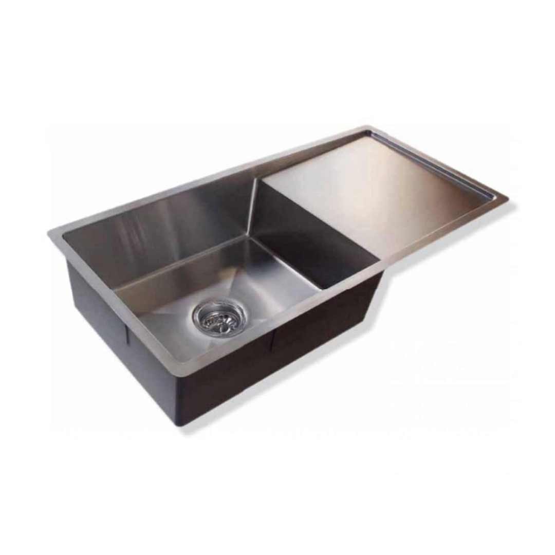 Castano Single Bowl Kitchen Sink Over & Under Mount Bar Stainless Steel 960x450x205 CBM09