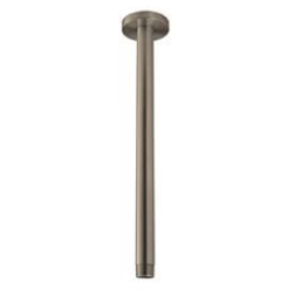 Castano Round 300mm Ceiling Shower Arm Bathroom Brushed Nickel MILCA300-NI