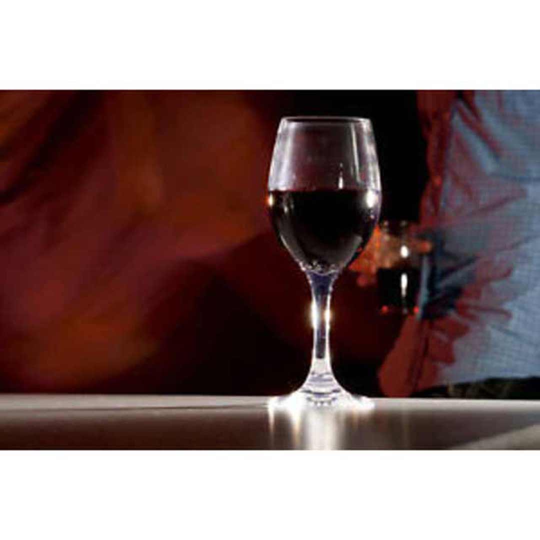 Wholesale Clear Restaurant Glassware Plastic Wine Glasses 325ml